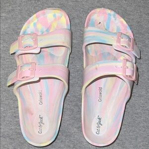 Cat & Jack Kids' Multicolor Buckle Sandals